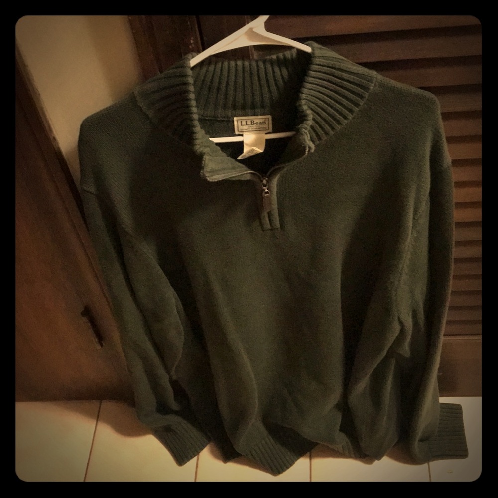 Men’s ll bean 1/4 zip up